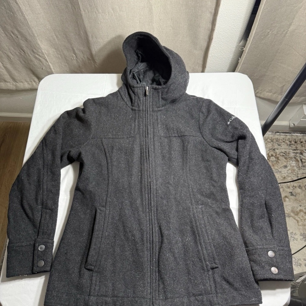 Columbia Women's Charcoal Hooded Ski Jacket